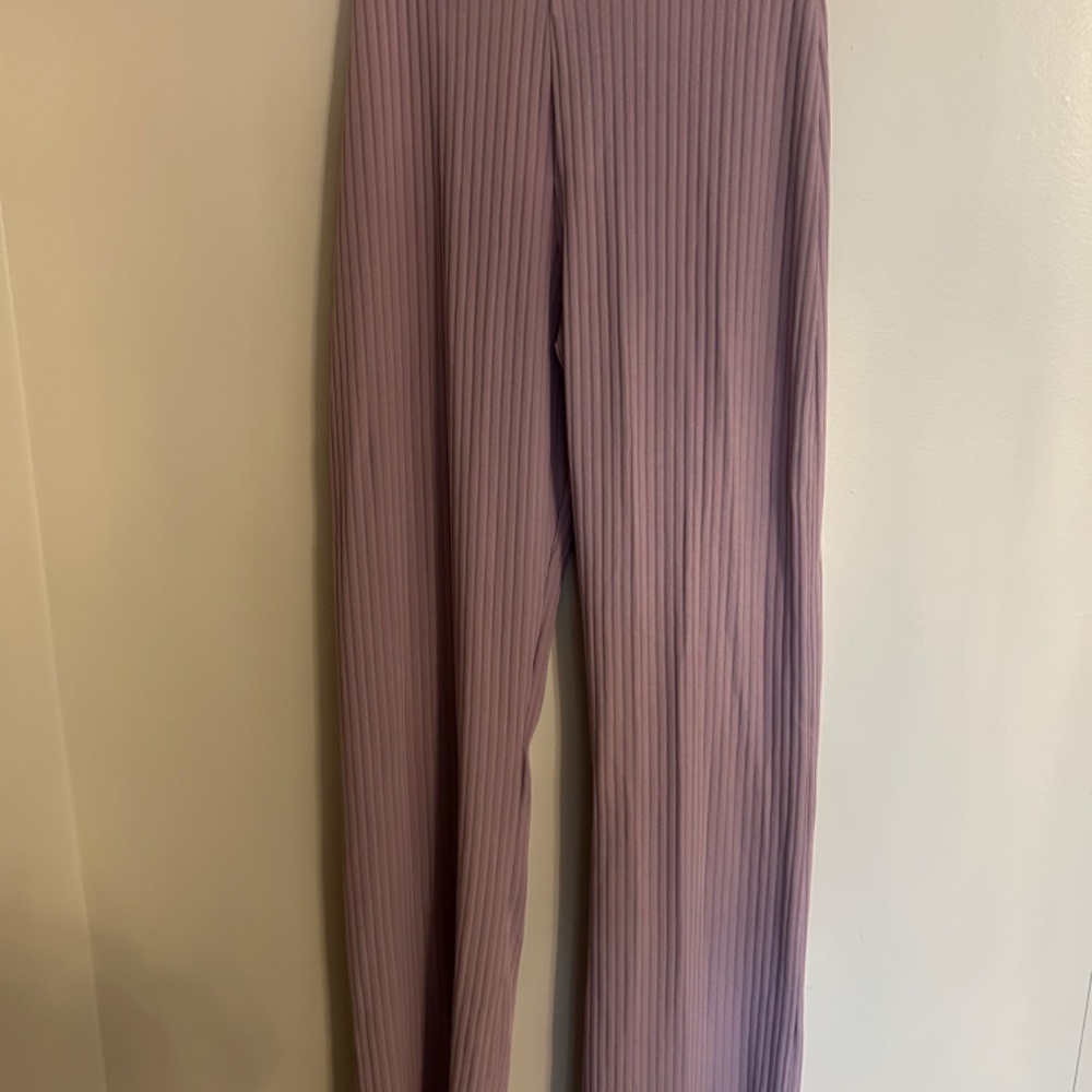 Collusion Ribbed Lilac Pants - Picture 5 of 5